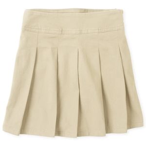 Girls Uniform Pleated Skort